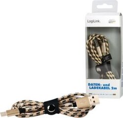 LogiLink USB, 2 m kaina ir informacija | Kabeliai ir laidai | pigu.lt