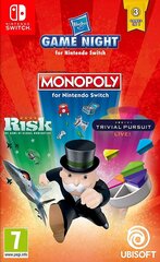 Hasbro Game Night (Monopoly, Risk & Trivial Pursuit) (Switch) kaina ir informacija | ubisoft Kompiuterinė technika | pigu.lt