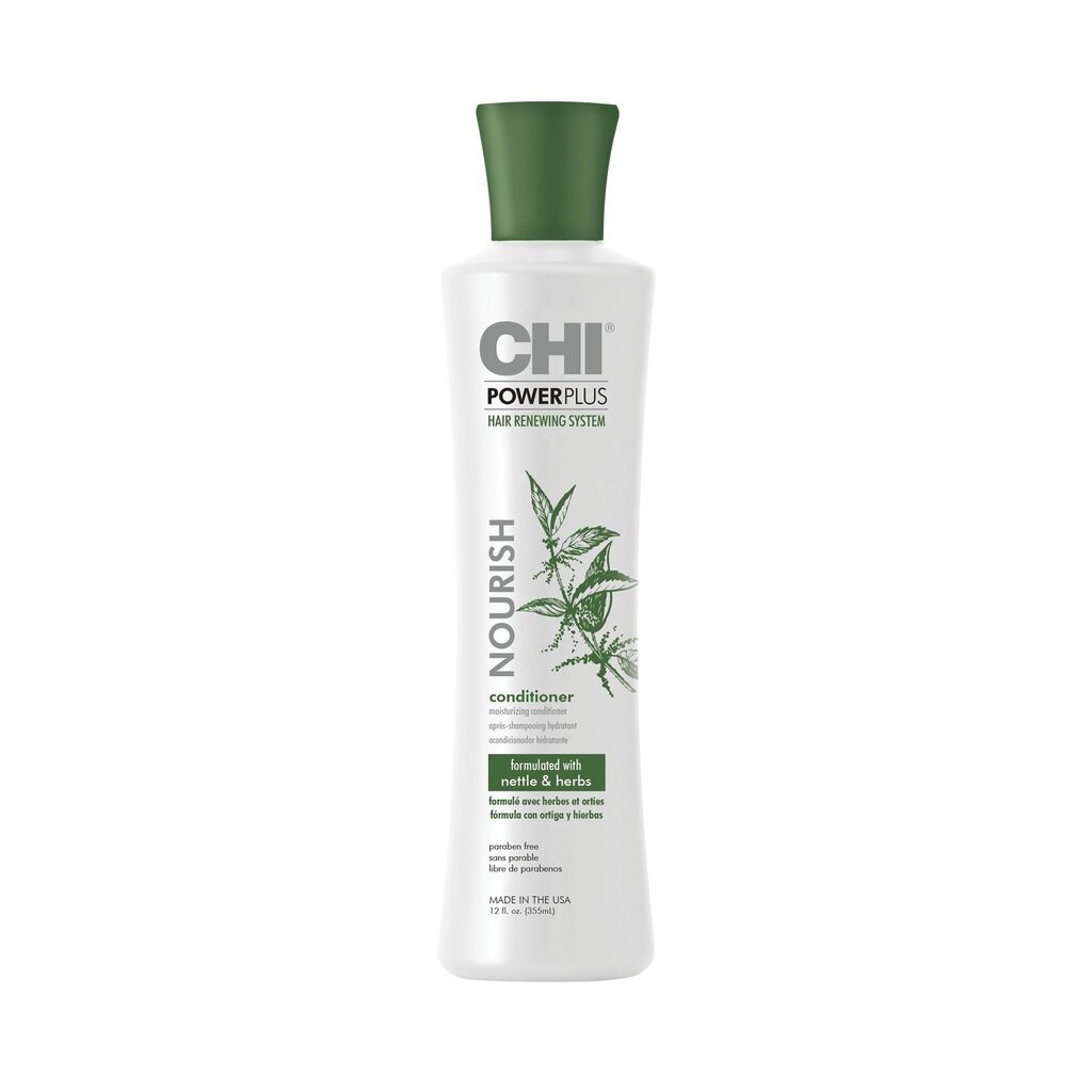 Drėkinantis plaukų kondicionierius CHI Power Plus Hair Renewing System Nourish Moisturizing Conditioner Therapy 355 ml цена и информация | Balzamai, kondicionieriai | pigu.lt