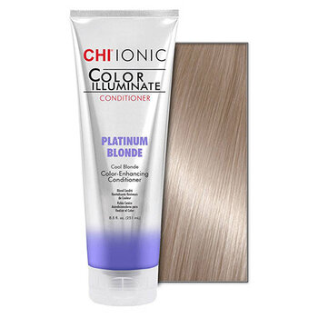 Geltonus tonus neutralizuojantis kondicionierius šviesiems plaukams CHI Color Illuminate Platinum Blonde 251 ml kaina ir informacija | Balzamai, kondicionieriai | pigu.lt