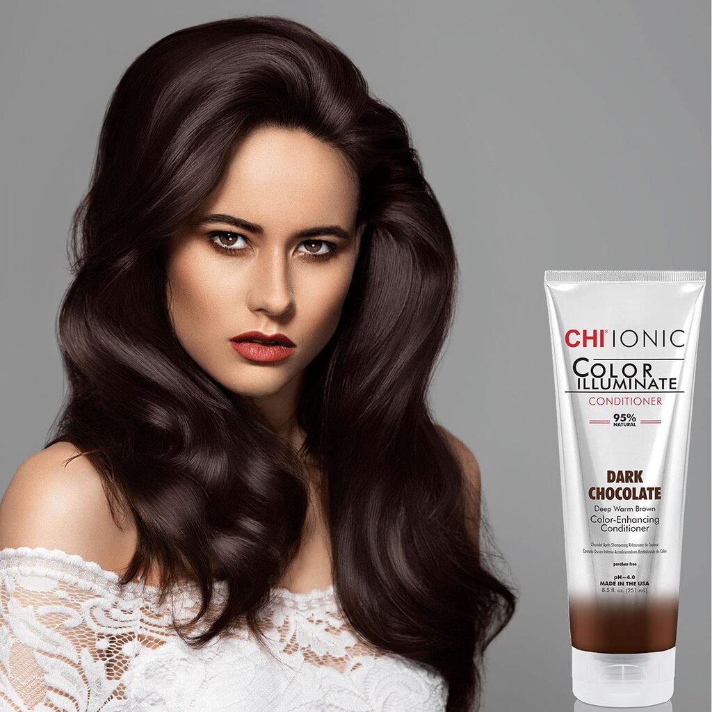 Dažomasis kondicionierius rudiems plaukams CHI Color Illuminate Dark Chocolate 251 ml kaina ir informacija | Balzamai, kondicionieriai | pigu.lt