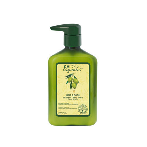 Šampūnas ir kūno prausiklis CHI Olive Organics Hair & Body Shampoo 340 ml kaina ir informacija | Šampūnai | pigu.lt