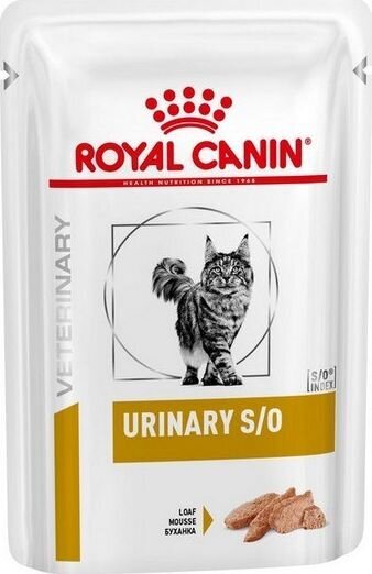 Royal Canin VD Feline Urinary S/O loaf suaugusioms katėms, 12x85g kaina ir informacija | Konservai katėms | pigu.lt