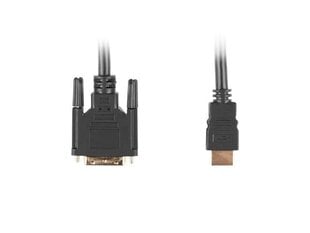 Lanberg CA-HDDV-10CC-0050-BK цена и информация | Кабели и провода | pigu.lt