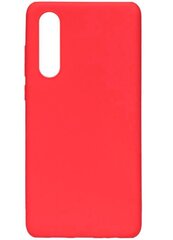 Evelatus Huawei P30 Soft Case with bottom Red kaina ir informacija | Telefono dėklai | pigu.lt