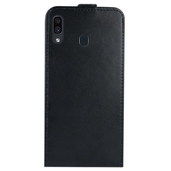 Mocco Kabura Rubber Case Vertical Opens Premium Eco Leather Case Samsung A205 Galaxy A20 / Galaxy A30 Black цена и информация | Telefono dėklai | pigu.lt