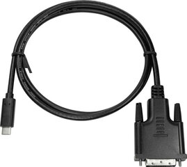 Кабель LogiLink UA0331 USB-C - DVI, 1,8 м цена и информация | Кабели для телефонов | pigu.lt