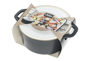 Керамическая кастрюля с крышкой Maku, 3 л цена и информация | Формы, посуда для выпечки | pigu.lt