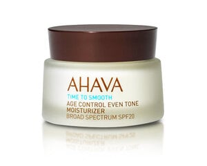 Дневной увлажняющий крем для лица против морщин Ahava Time To Smooth SPF20 50 мл цена и информация | Кремы для лица | pigu.lt