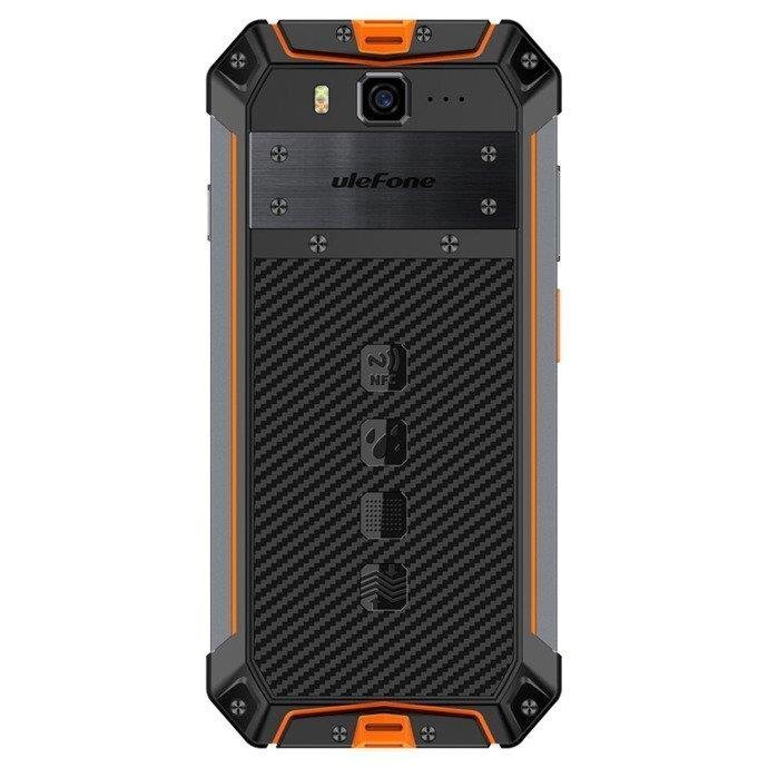 UleFone Armor 3, 64GB, Dual Sim Black/Orange kaina ir informacija | Mobilieji telefonai | pigu.lt