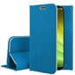 Mocco Carbon Leather Book Case For Apple iPhone X / XS Blue цена и информация | Telefono dėklai | pigu.lt