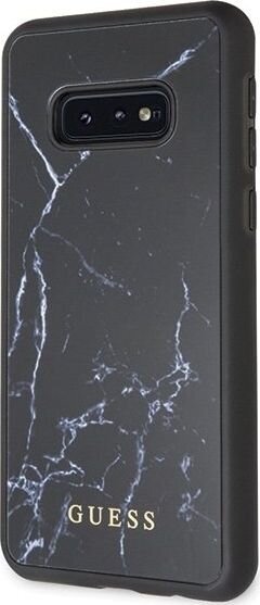 Guess GUHCS10LHYMABK skirtas Samsung Galaxy S10e, juodas kaina ir informacija | Telefono dėklai | pigu.lt