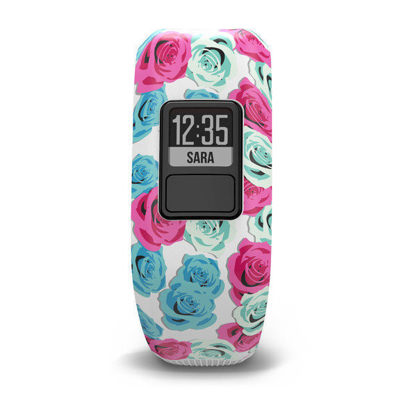 Išmanioji apyrankė Garmin Vivofit Junior, Real Flower kaina ir informacija | Išmaniosios apyrankės (fitness tracker) | pigu.lt