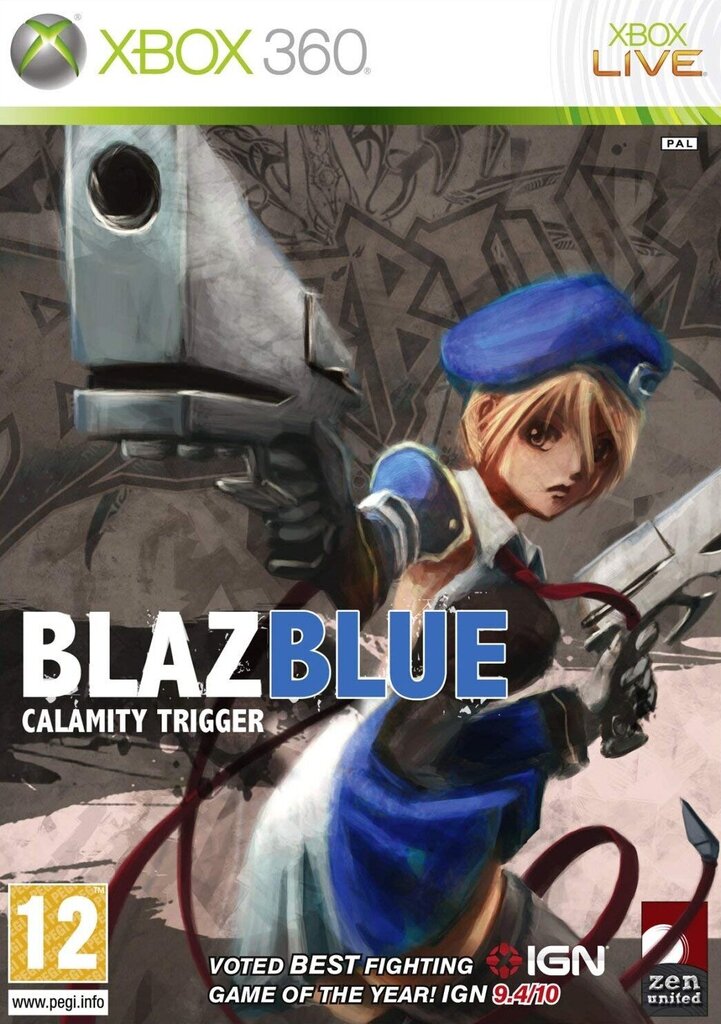 BlazBlue: Calamity Trigger, Xbox 360 kaina ir informacija | Kompiuteriniai žaidimai | pigu.lt