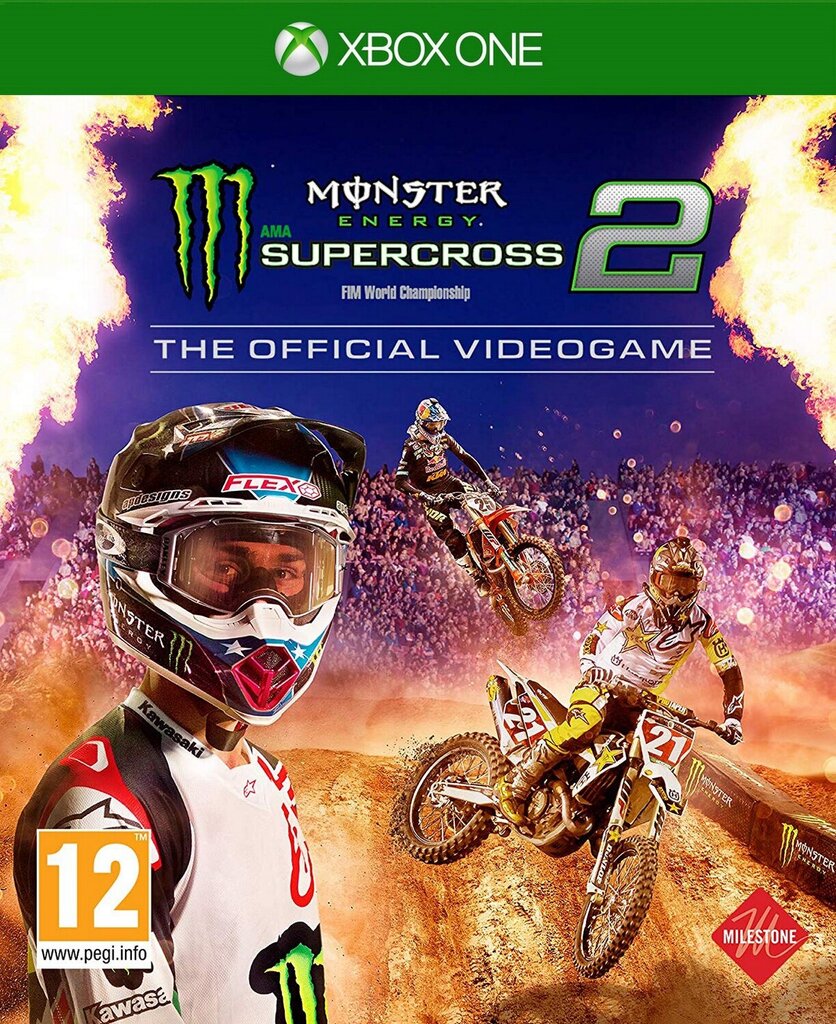 Monster Energy Supercross 2 - The Official Videogame, Xbox One kaina ir informacija | Kompiuteriniai žaidimai | pigu.lt