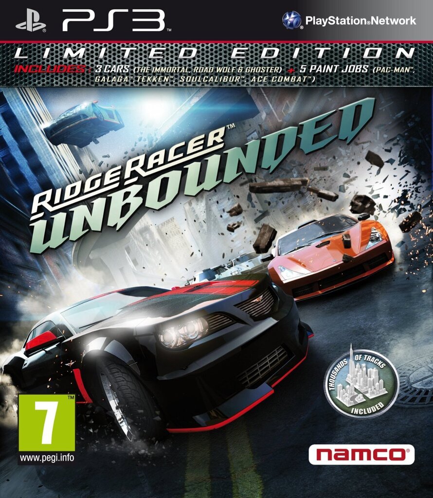 Ridge Racer: Unbounded Limited Edition, PS3 цена и информация | Kompiuteriniai žaidimai | pigu.lt