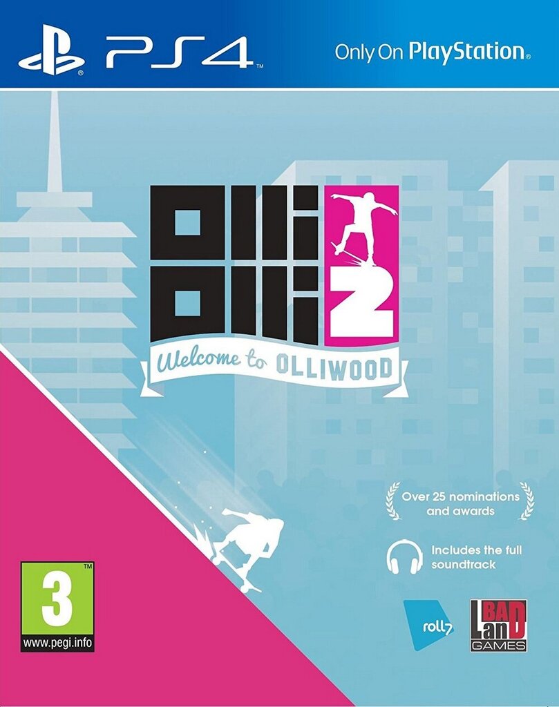 PS4 OlliOlli2: Welcome to Olliwood kaina ir informacija | Kompiuteriniai žaidimai | pigu.lt
