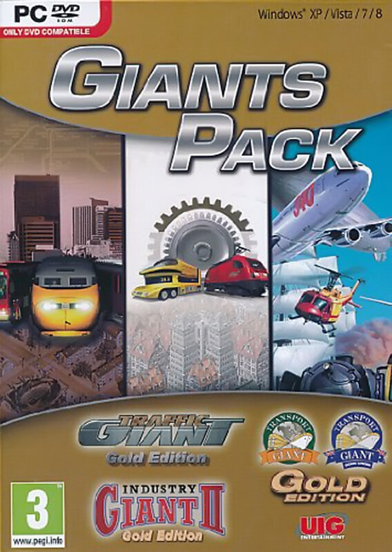 PC Giants Pack incl. Traffic Giant, Industry Giant II and Transport Giant kaina ir informacija | Kompiuteriniai žaidimai | pigu.lt