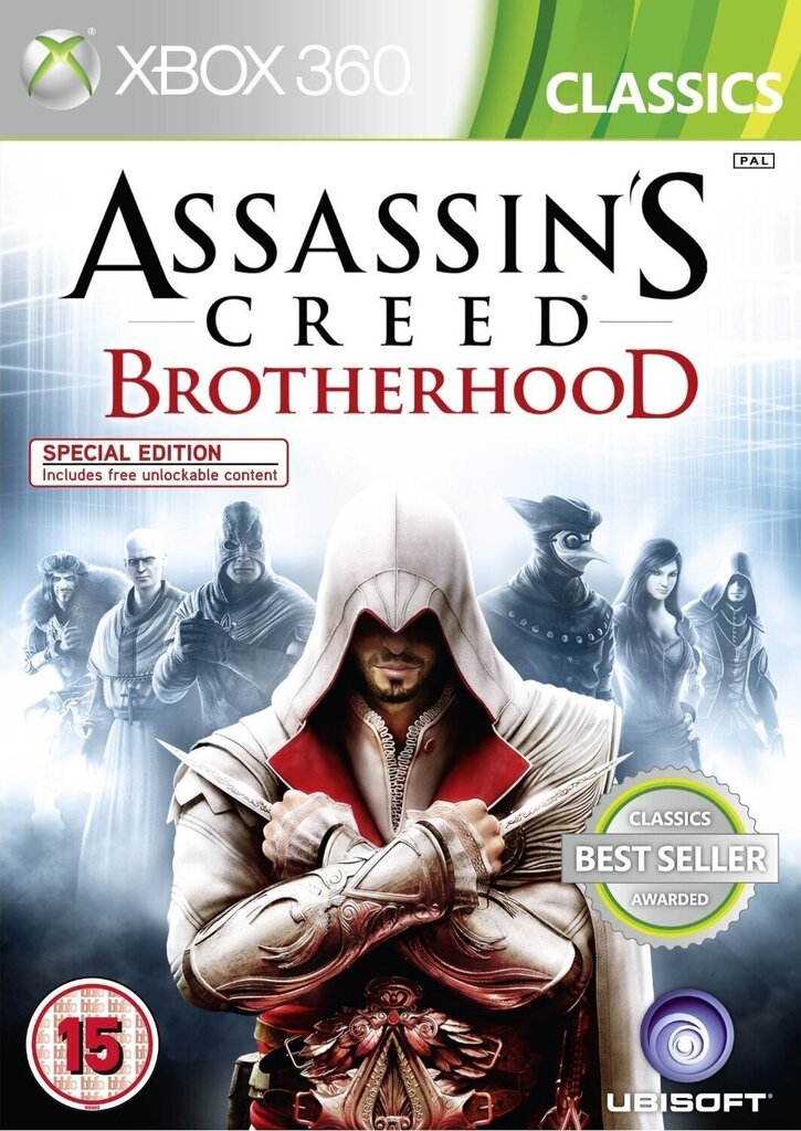 Assassin's Creed: Brotherhood, Xbox 360 цена и информация | Kompiuteriniai žaidimai | pigu.lt