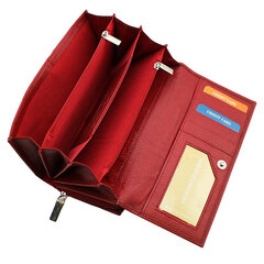 Piniginė Genuine Leather 803RED kaina ir informacija | Piniginės, kortelių dėklai moterims | pigu.lt