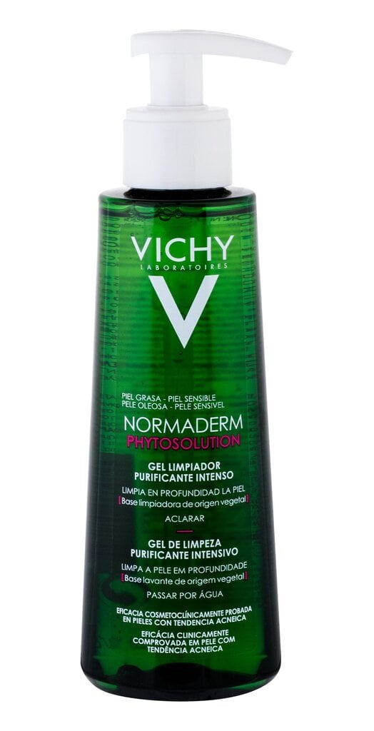 Intensyviai valantis veido gelis Vichy Normaderm Phytosolution, 200 ml цена и информация | Veido prausikliai, valikliai | pigu.lt