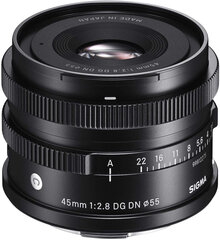 Sigma 45 мм f/2.8 DG DN Contemporary объектив для Panasonic-S цена и информация | Объективы | pigu.lt