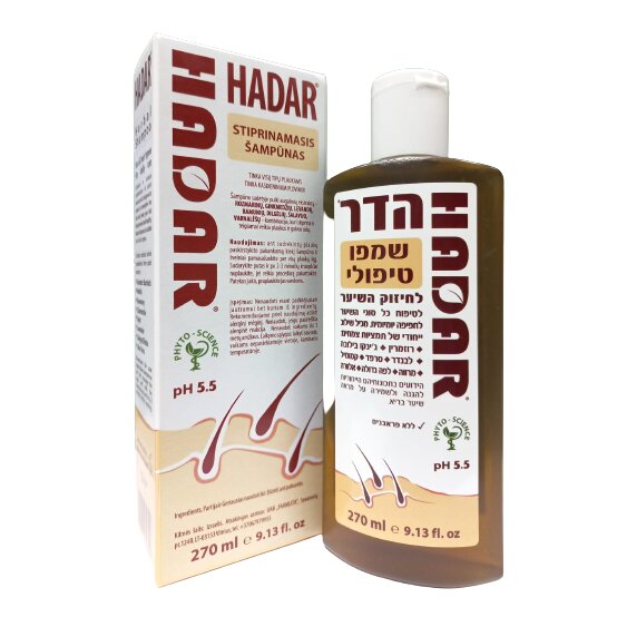 Stiprinamasis šampūnas Hadar, 270 ml kaina ir informacija | Šampūnai | pigu.lt