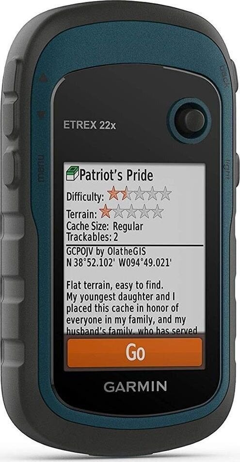 Nešiojamas GPS imtuvas Garmin eTrex 22x kaina ir informacija | GPS navigacijos | pigu.lt