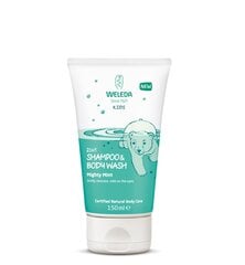 Детский шампунь и гель для душа Weleda Kids 2in1 Fresh Mint 150 мл цена и информация | Косметика для мам и детей | pigu.lt