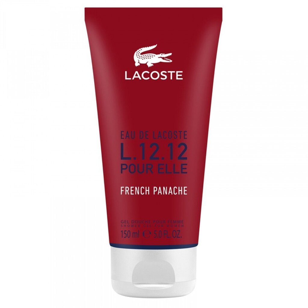 Dušo želė Lacoste L.12.12 Pour Elle French Panache 150 ml kaina ir informacija | Parfumuota kosmetika moterims | pigu.lt