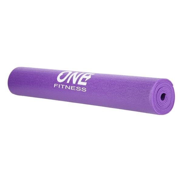 Jogos kilimėlis One Fitness YM01 173x61x0,3 cm, violetinis цена и информация | Kilimėliai sportui | pigu.lt