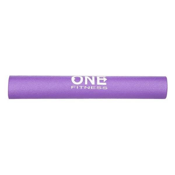 Jogos kilimėlis One Fitness YM01 173x61x0,3 cm, violetinis цена и информация | Kilimėliai sportui | pigu.lt