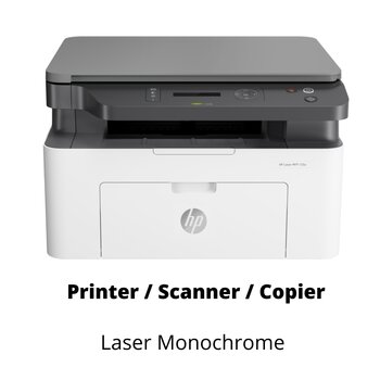 HP Laser MFP 135A Printer / Scanner / Copier Laser Monochrome цена и информация | Принтеры | pigu.lt