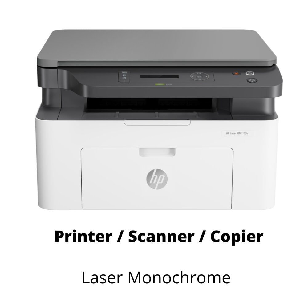 Лазерные принтер HP Laser MFP 135A Принтер / Сканер / Копир лазерный черно- белый цена | pigu.lt