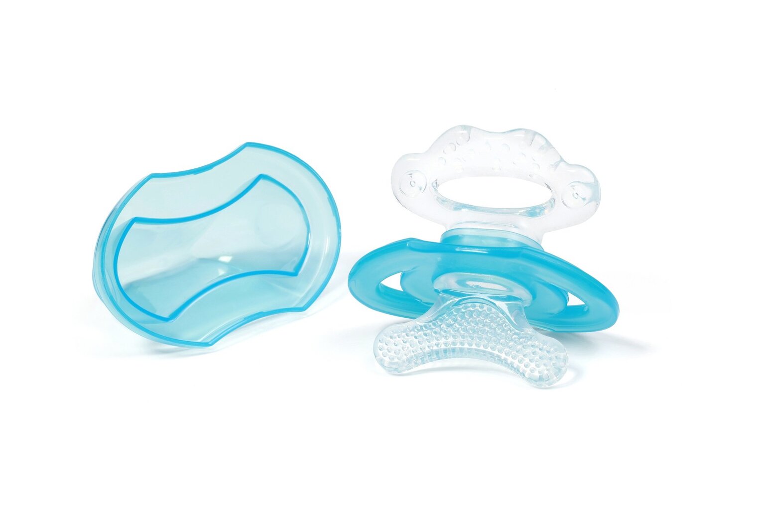 BabyOno silikoninis dantenų masažuoklis, mėlynas, 1008/01 kaina ir informacija | Kramtukai | pigu.lt
