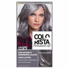 Dažomasis plaukų gelis L'Oreal Colorista Permanent Gel, #SmokeyGrey kaina ir informacija | Plaukų dažai | pigu.lt