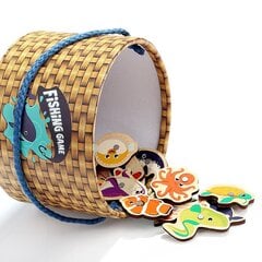 Магнитная рыболовная игра Top Bright Набор маленького рыбака в коробке цена и информация | Игрушки для малышей | pigu.lt