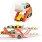 Top Bright medinis vilkikas su automobiliais kaina ir informacija | Žaislai berniukams | pigu.lt