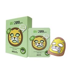 Raminamoji lakštinė veido kaukė Skin79 Animal Angry Cat 23 g kaina ir informacija | Veido kaukės, paakių kaukės | pigu.lt