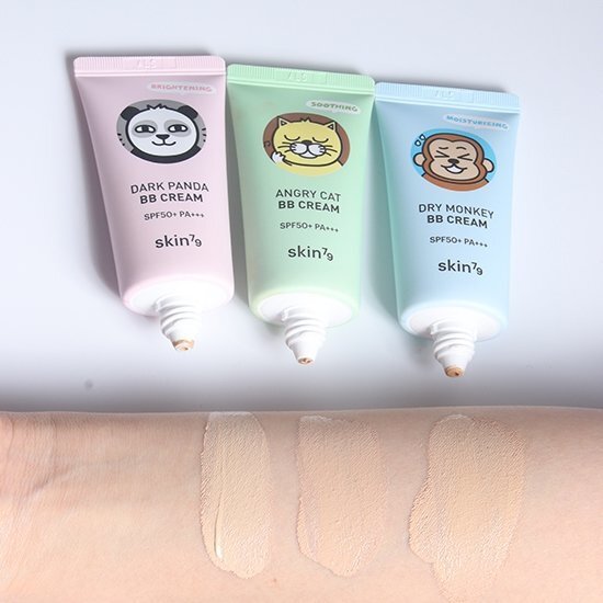 Drėkinamasis BB veido kremas Skin79 Animal Dry Monkey SPF50 30 ml, Beige kaina ir informacija | Veido kremai | pigu.lt