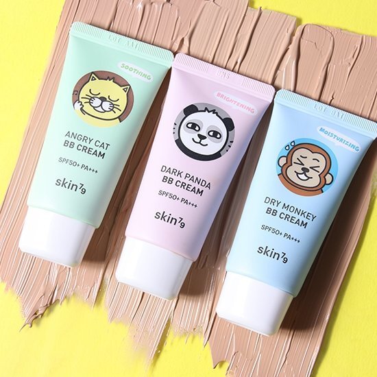 Drėkinamasis BB veido kremas Skin79 Animal Dry Monkey SPF50 30 ml, Beige kaina ir informacija | Veido kremai | pigu.lt