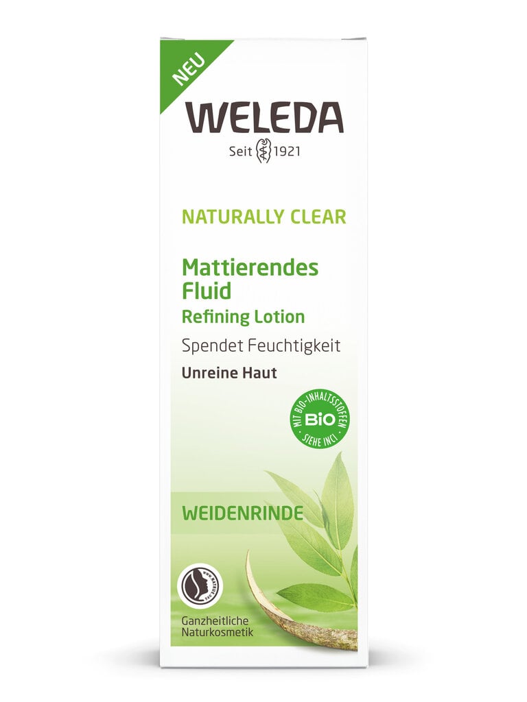 Spuoguotos odos priežiūros priemonė WELEDA NATURALLY CLEAR 30 ml цена и информация | Veido kremai | pigu.lt