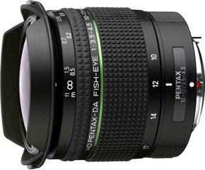 HD Pentax DA 10-17mm f/3.5-4.5 ED lens kaina ir informacija | Objektyvai | pigu.lt