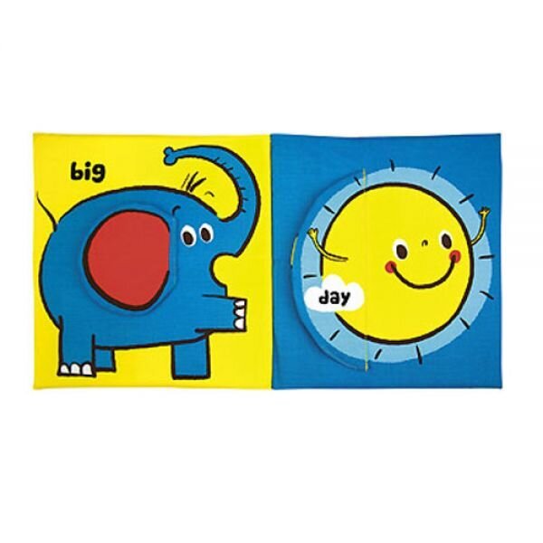 K's Kids Read&Play Minkštoji knygutė „Priešingybės" kaina ir informacija | Žaislai kūdikiams | pigu.lt