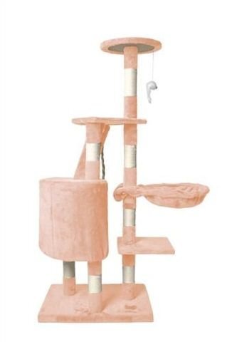 Draskyklė namelis Alba Beige, 118 cm kaina ir informacija | Draskyklės | pigu.lt