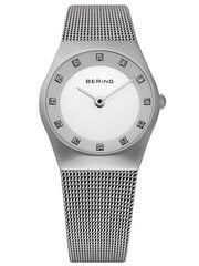 Bering moteriškas laikrodis Classic 11927-000, baltos/sidabrinės spalvos kaina ir informacija | Moteriški laikrodžiai | pigu.lt