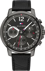 Tommy Hilfiger vyriškas laikrodis Business 1791533, juodas kaina ir informacija | Vyriški laikrodžiai | pigu.lt