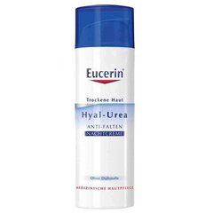 naktinis kremas nuo raukšlių Eucerin Hyal-Urea, 50 ml kaina ir informacija | Kūno kremai, losjonai | pigu.lt