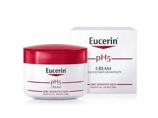 Drėkinamasis veido ir kūno kremas Eucerin pH5, 75 ml kaina ir informacija | Veido kremai | pigu.lt