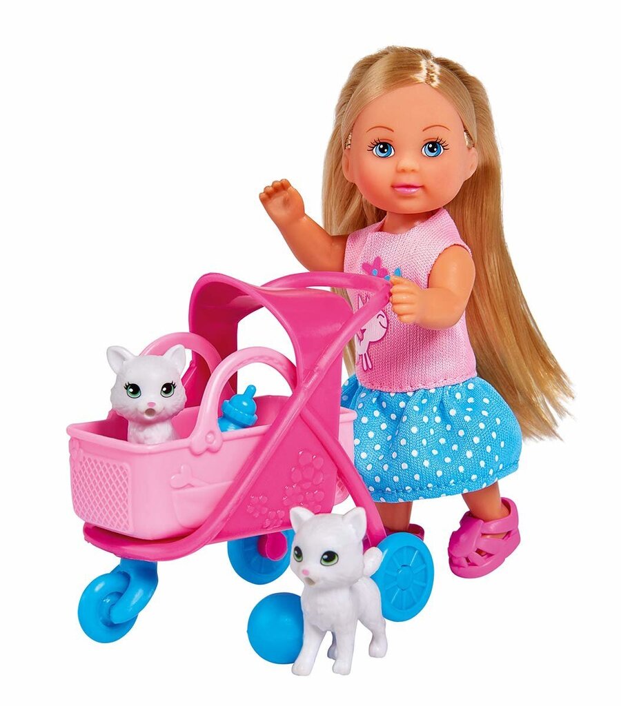 Lėlė su kačiukais Simba Evi Love kaina ir informacija | Žaislai mergaitėms | pigu.lt